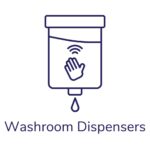 washroom dispenser button