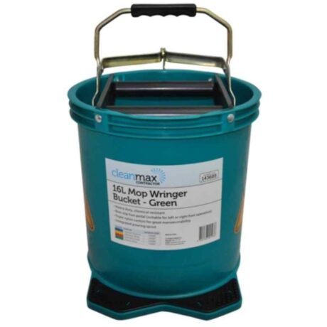 Cleanmax Contractor Green 16L Mop Wringer Bucket