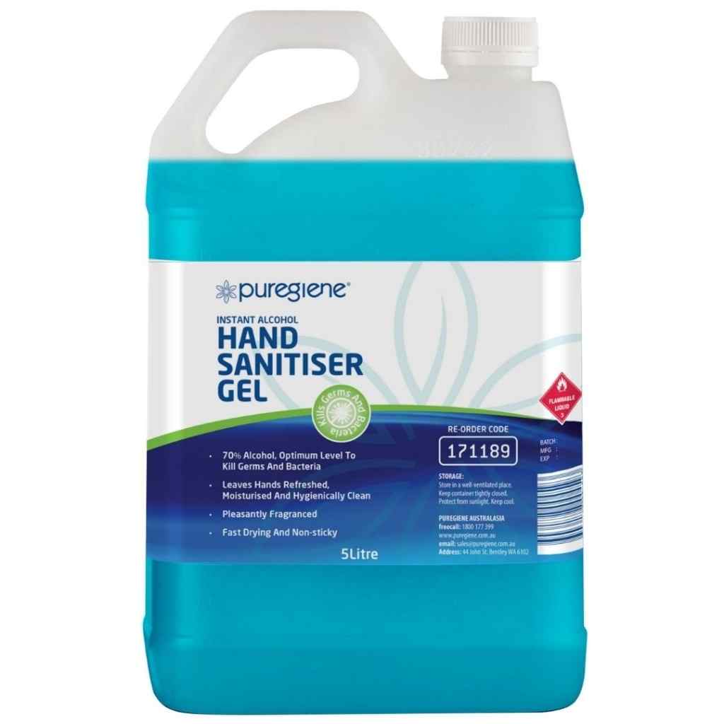 Puregiene Hand Sanitiser Alcohol Gel 5L