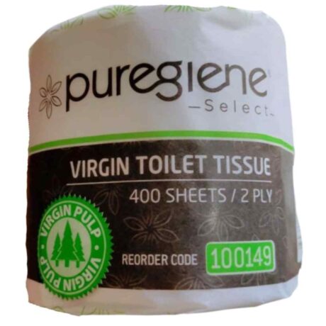 Puregiene Select Virgin 2 Ply 400 Sheet Toilet Tissue (Ctn 48)